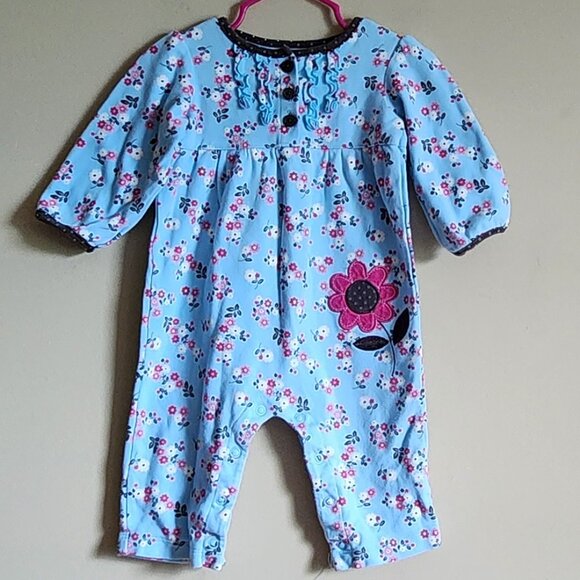 Carters Cute Little Flower Outfit Size 9 Months - Picture 2 of 5
